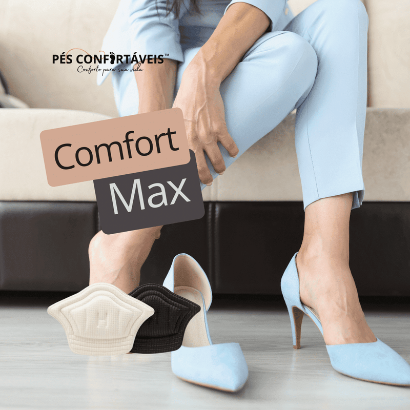 ComfortMax - Seu conforto, nossa missão! Diga adeus às bolhas e dores no calcanhar com ComfortMax, o seu parceiro de conforto diário.