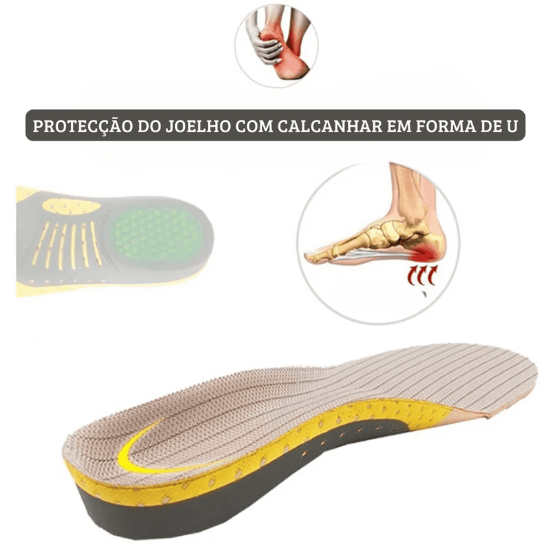 Palmilhas Ortopédicas para Saúde dos Pés - Dê aos seus pés o cuidado que merecem - Palmilhas ortopédicas para alívio instantâneo! - Pés Confortáveis