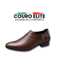 Sapatos de Couro Elite Clean - Elegância e Conforto em Cada Passo