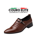 Sapatos de Couro Elite Elegance - Elegância e Conforto em Cada Passo