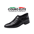 Sapatos de Couro Elite Elegance - Elegância e Conforto em Cada Passo