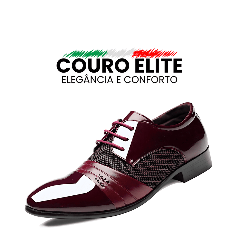 Sapatos de Couro Elite Elegance II - Elegância e Conforto em Cada Passo