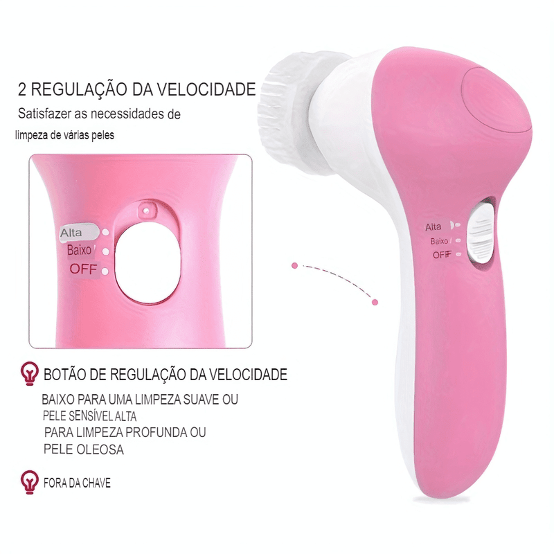 Electric Facial Cleanser - Beleza Completa em Um Único Aparelho