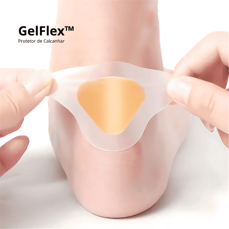 Protetor de Calcanhar GelFlex - Conforto Instantâneo, Proteção Total!