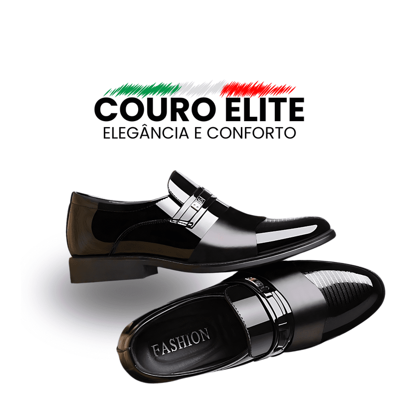 Sapatos de Couro Elite Fraternity - Elegância e Conforto em Cada Passo