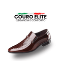 Sapatos de Couro Elite Simple  - Elegância e Conforto em Cada Passo