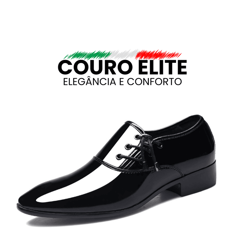 Sapatos de Couro Elite - Elegância e Conforto em Cada Passo