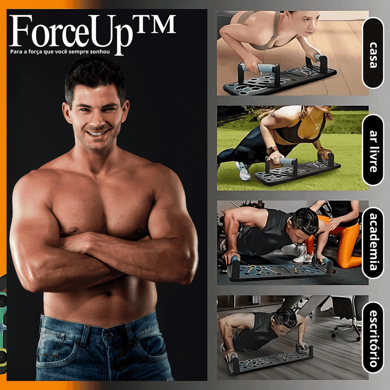 ForceUp™ - Transforme qualquer lugar no seu espaço de treino.