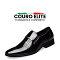 Sapatos de Couro Elite Social - Elegância e Conforto em Cada Passo