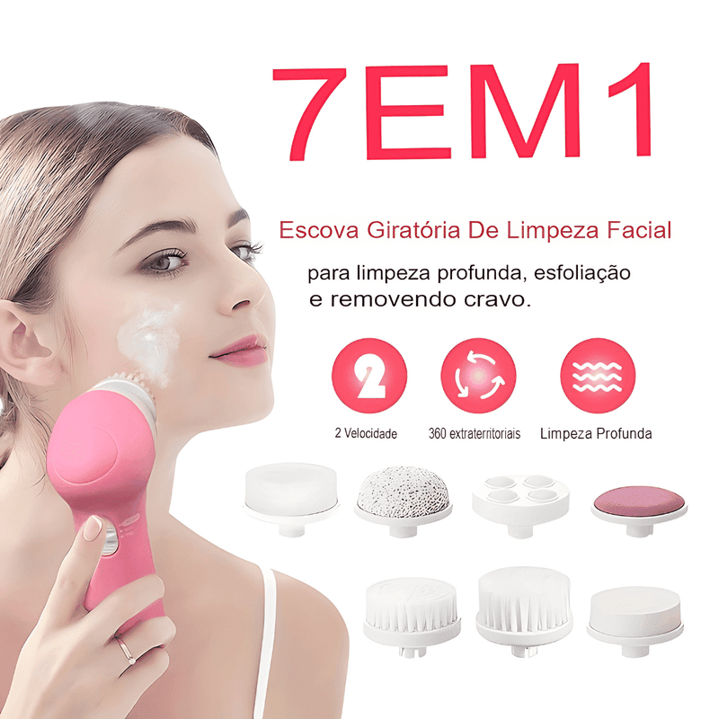 Electric Facial Cleanser - Beleza Completa em Um Único Aparelho