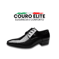 Sapatos de Couro Elite Black II- Elegância e Conforto em Cada Passo