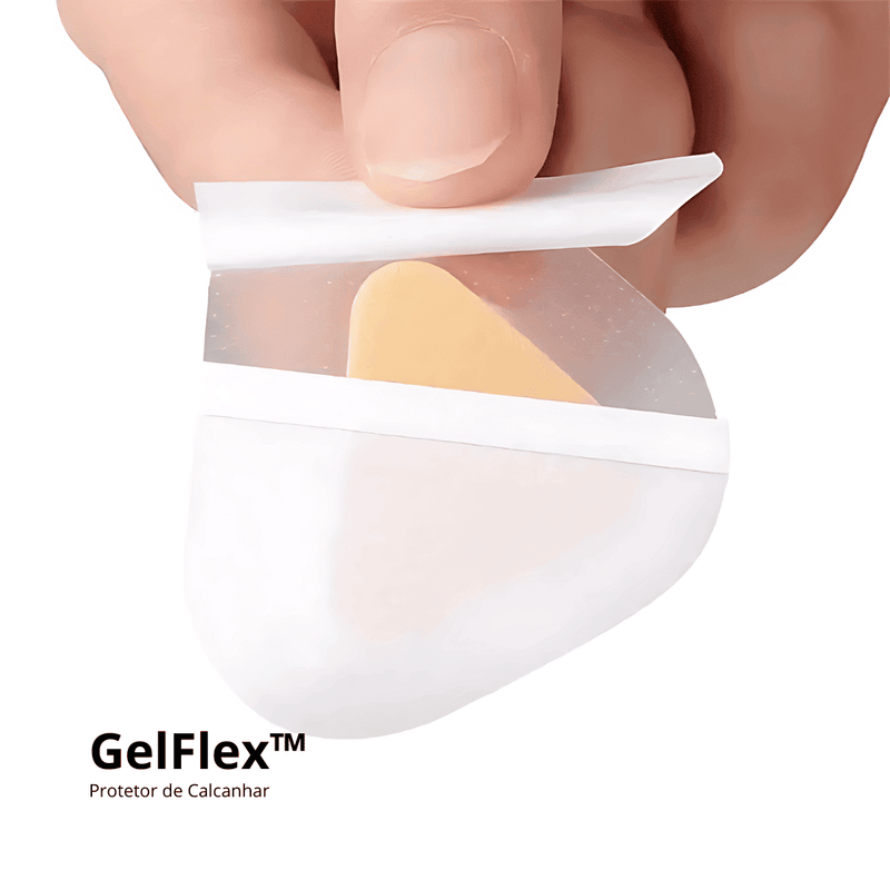 Protetor de Calcanhar GelFlex - Conforto Instantâneo, Proteção Total!