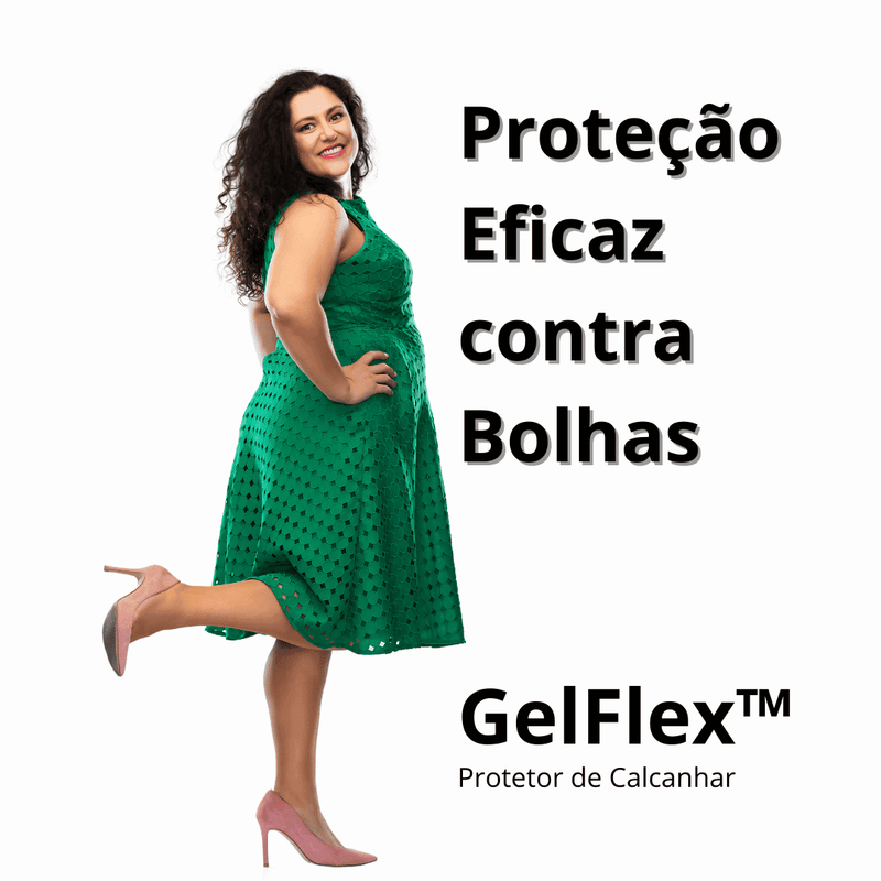 Protetor de Calcanhar GelFlex - Conforto Instantâneo, Proteção Total!