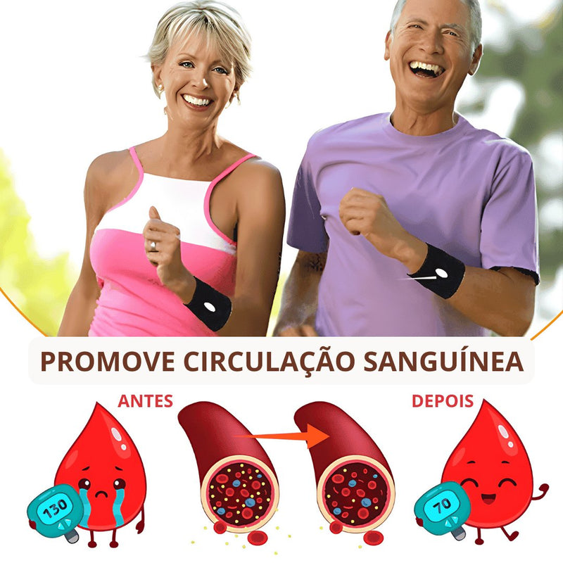 Biancat™ SugarBalance Wristband - Sua Saúde, Nosso Compromisso - Pés Confortáveis