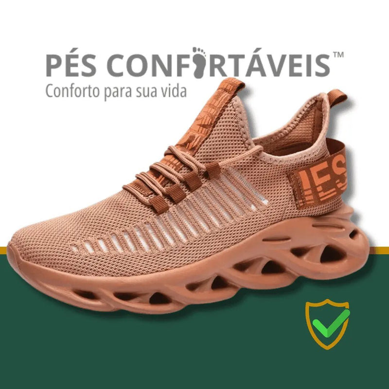 ComfortFit Sneakers - Sinta o conforto em cada passo - a revolução em calçados esportivos! - Pés Confortáveis