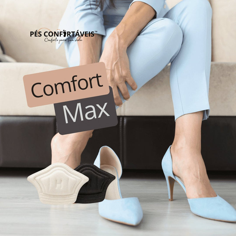 ComfortMax - Seu conforto, nossa missão! Diga adeus às bolhas e dores no calcanhar com ComfortMax, o seu parceiro de conforto diário. - Pés Confortáveis