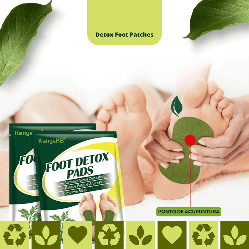 Detox Foot Patches - Liberte seus pés, Liberte sua vida! - Pés Confortáveis